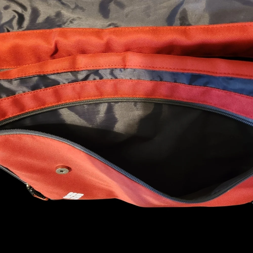 Columbia Red and Gray Men's Messenger Bag